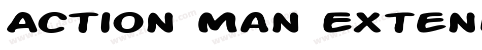 Action Man Extended Bold字体转换